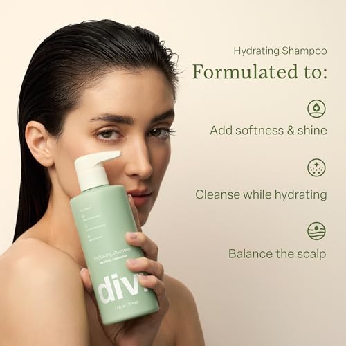 Divi Hydrating Shampoo and Conditioner Set for Women and Men - Gently Cleanses and Hydrates Hair
| Divi Hydrating Shamp