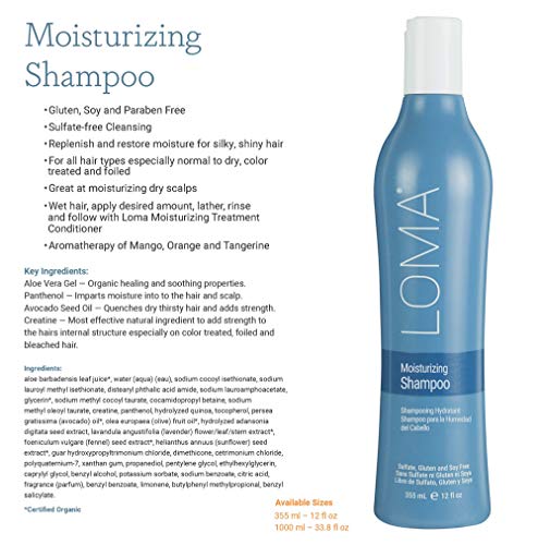 Loma Hair Care Moisturizing Shampoo for Dry Hair
| Loma Hair Care Moisturizing Treatment for Damaged Hair
| Loma Hair C