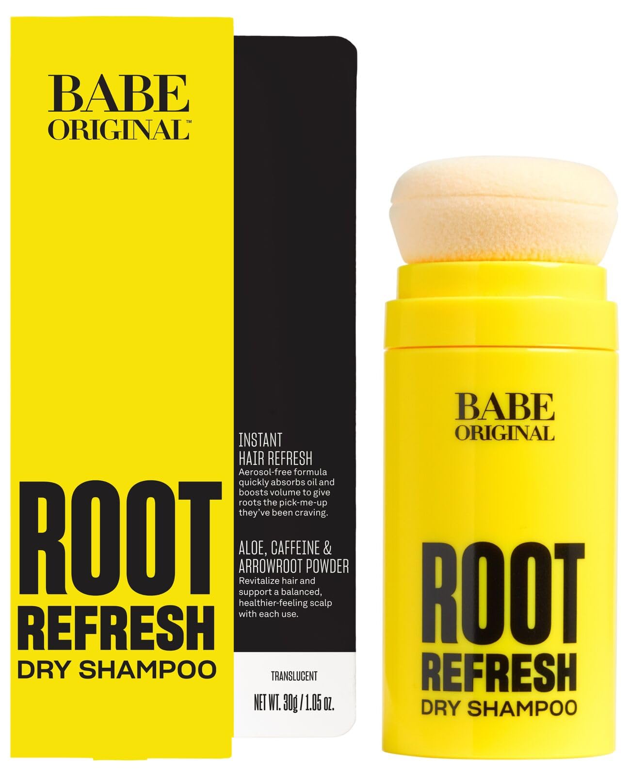 BABE ORIGINAL Root Refresh Dry Shampoo Powder for Clean & Volumized Hair | Instantly Absorb Oil & Odor
| BABE ORIGINAL