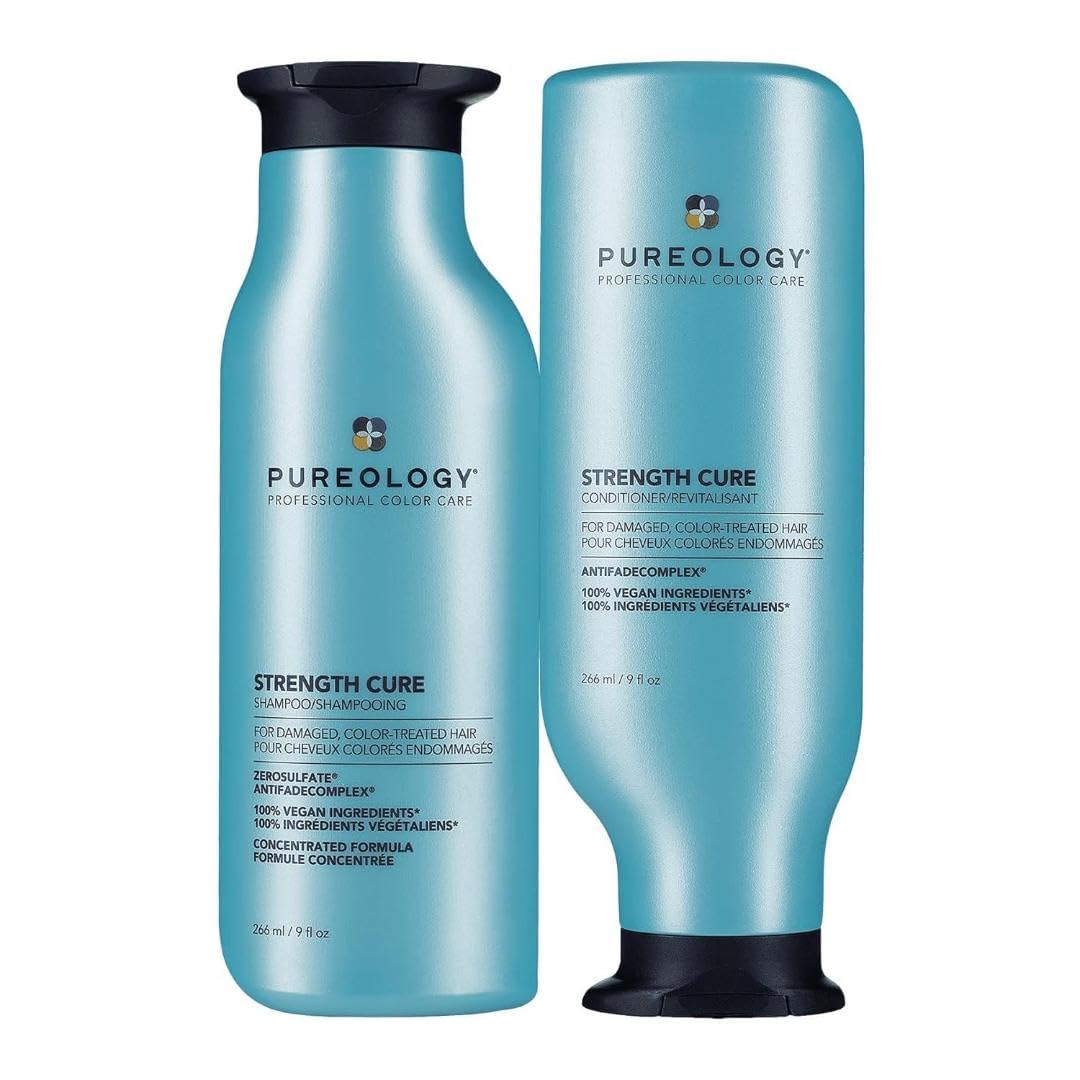 Pureology Strength Cure Strengthening Shampoo for Damaged Hair
| Pureology Strength Cure Conditioner for Color Treated